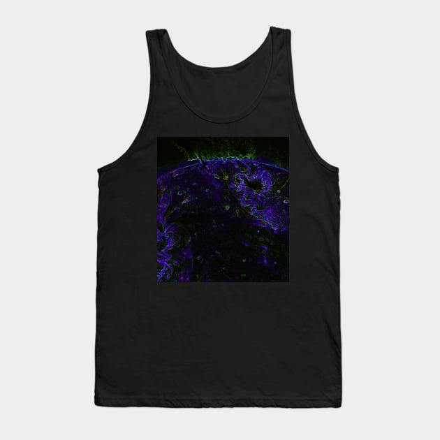 Black Panther Art - Glowing Edges 401 Tank Top by The Black Panther